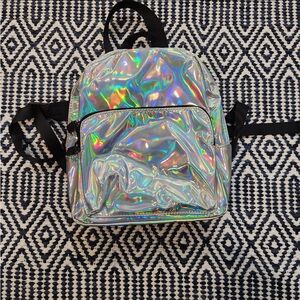 PINK Victoria's Secret Iridescent Backpack